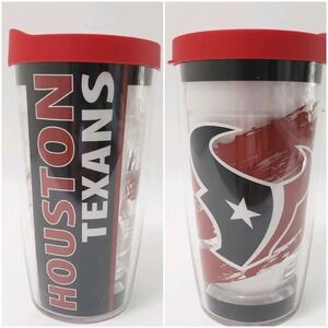Tervis NFL Houston Texans Tumbler Wrap with Red Lid 16 oz